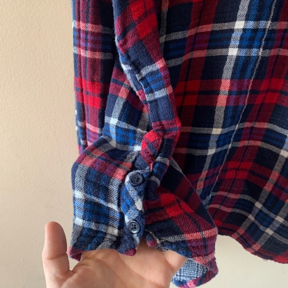 💐Red Plaid Button Down 😍 - Picture 6 of 8